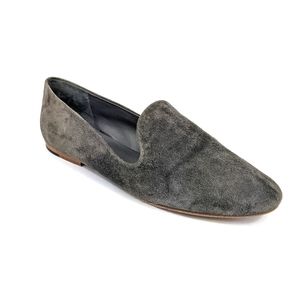 VINCE - Women's Suede Flat Loafer Size 8.5 in Gray